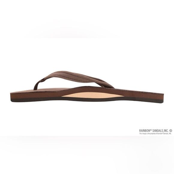 Rainbow Sandals Sing Layer Leather Narrow Strap  Expresso (8.5-9.5) NWT IN PKG - Picture 2 of 9